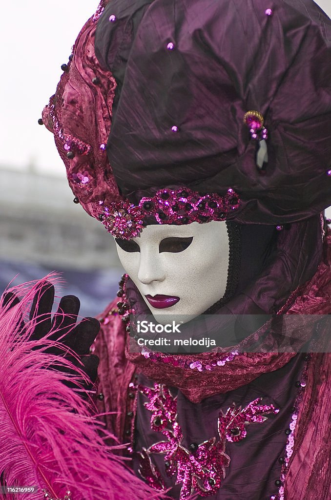 Máscara de-rosa - Royalty-free Ator Foto de stock