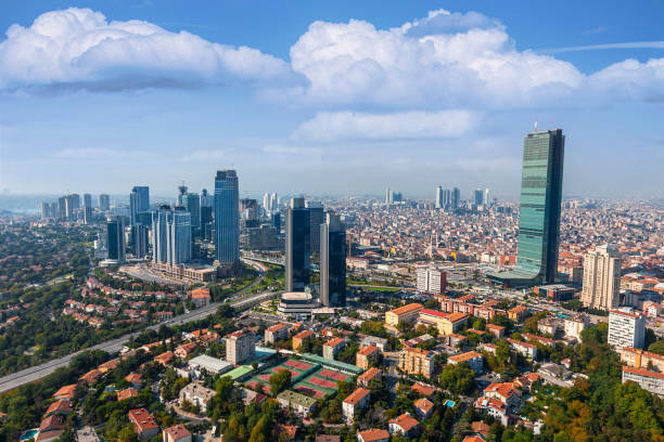 istock skyscraper and Levent neighborhood in İstanbul. 1162169838