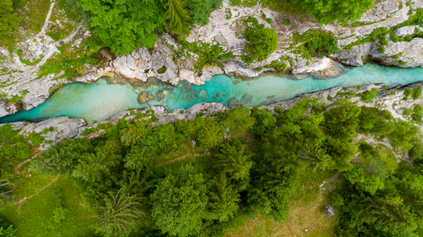 istock aerial view of soca river in slovenia 1162170152