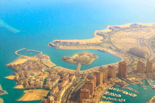 istock The Pearl Qatar aerial 1162171366