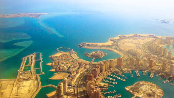 istock The Pearl Qatar aerial 1162171369