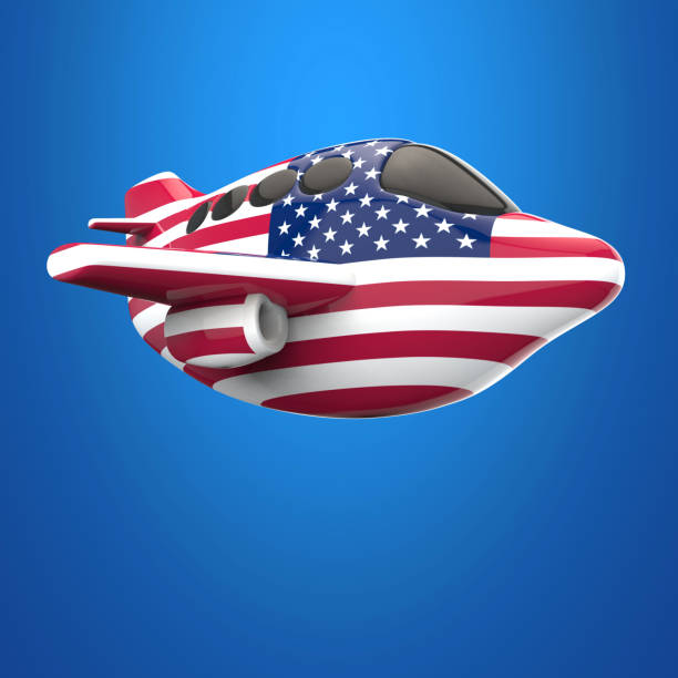 istock Plane and transport concept - 3D Illustration 1162173123