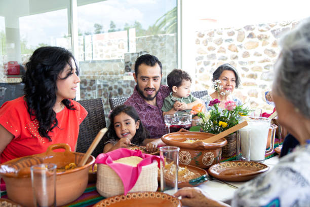 istock Family eating 1162176633