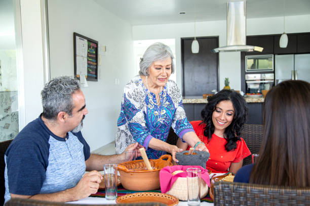 istock Family eating 1162176808