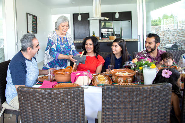 istock Family eating 1162176835