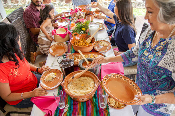 istock Family eating 1162177030