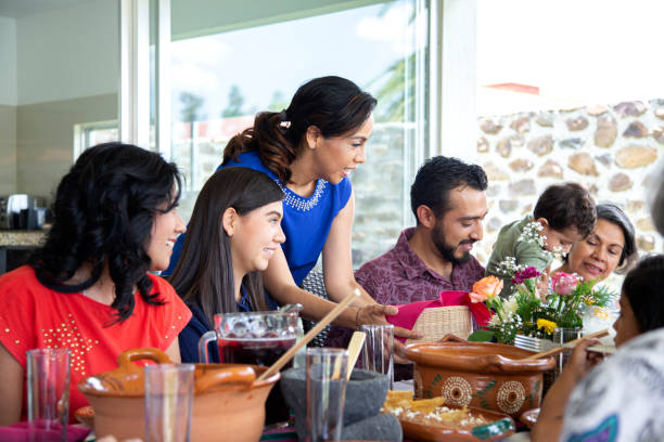 istock Family eating 1162177134