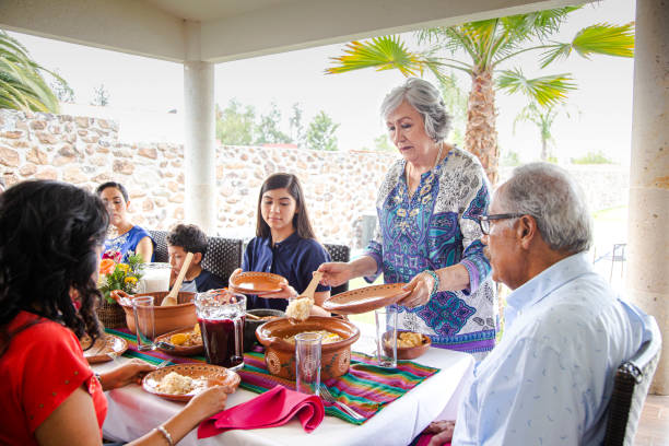 istock Family eating 1162177198
