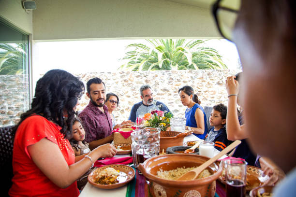 istock Family eating 1162177841