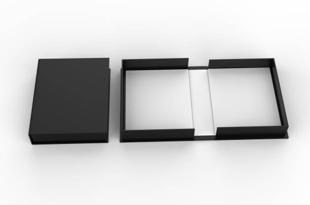istock Blank clam shell box for branding mock up. 3d render illustration. 1162179345