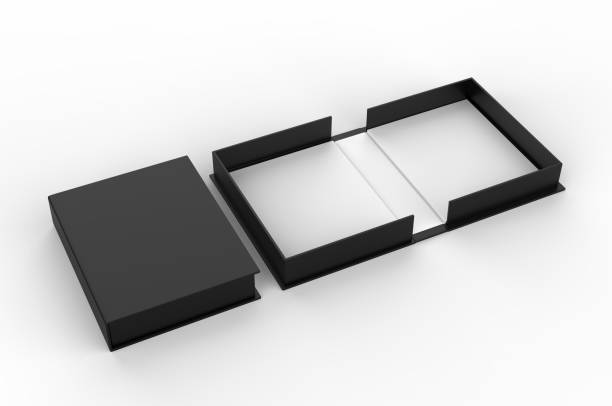 istock Blank clam shell box for branding mock up. 3d render illustration. 1162179402