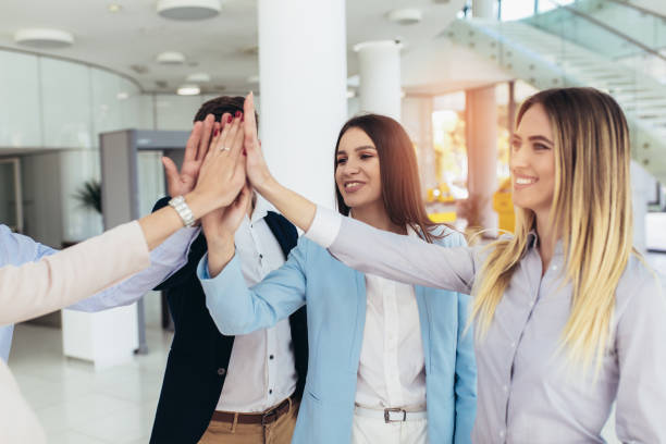 istock Successful entrepreneurs and business people achieving goals 1162182194