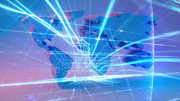 istock World Map, Global Business, Global, Map, Blockchain 1162183275