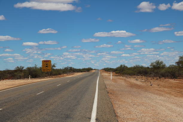 istock Street in the Outback in Australia 1162192782