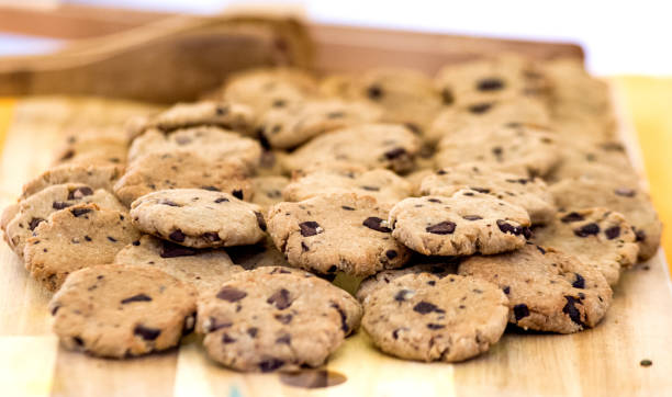 istock delicious organic cookies with chocolate chips 1162194299