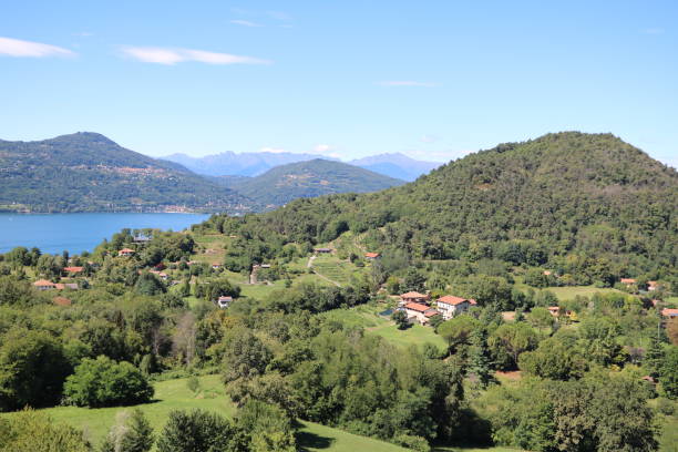 istock View to Angera at Lake Maggiore, Italy 1162194592