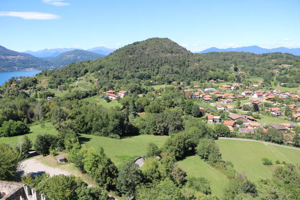 istock View to Angera at Lake Maggiore, Italy 1162195643