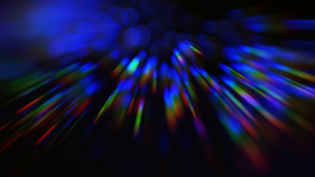 neon colorful beams bokeh black background abstract blur motion speed colorful rainbow lines neon colorful beams bokeh black background abstract blur motion speed colorful rainbow lines neon colorful beams bokeh black background abstract blur motion speed  - lumière disco photos et images de collection