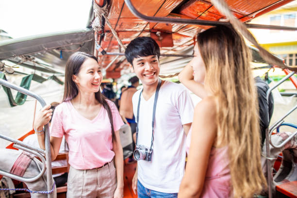 istock Asian friends exploring Bangkok rivers and channels 1162200374