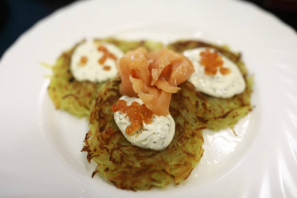 istock Pancakes with caviar and salmon 1162201415