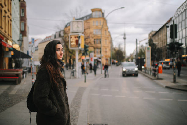 istock Young commuter woman in Berlin Mitte 1162202936