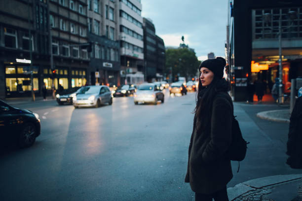 istock Young commuter woman in Berlin Mitte 1162203147