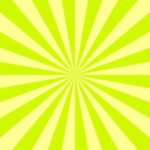 Vector illustration of Abstract radial background with divergent rays. Vector illustration.