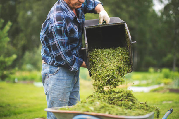 Man Working In Garden Man Working In Garden sack barrow stock pictures, royalty-free photos & images