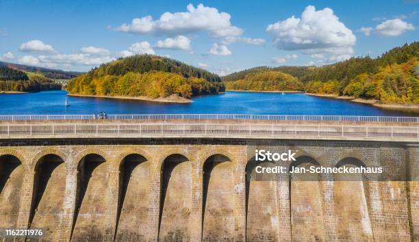 Luftbild Von Der Aggertalsperre In Gummersbach Stockfoto und mehr Bilder von Wasserkraftwerk