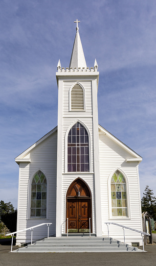 Ocean City, USA - September 3, 2022. St. Peter's United Methodist Church in Ocean City, New Jersey, USA