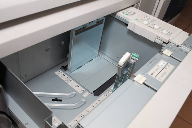 istock Paper source tray of the color printer 1162215408
