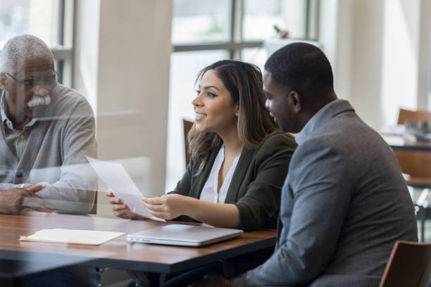 istock Advocate represents client during meeting 1162215618