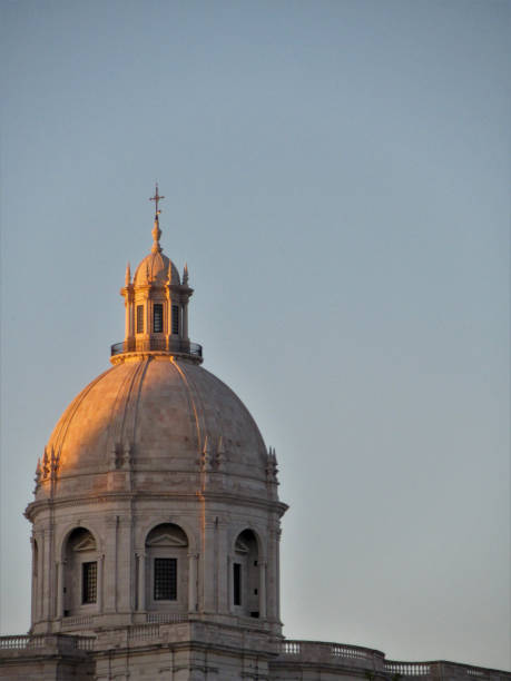 istock Historical building dome at sunset 1162216824