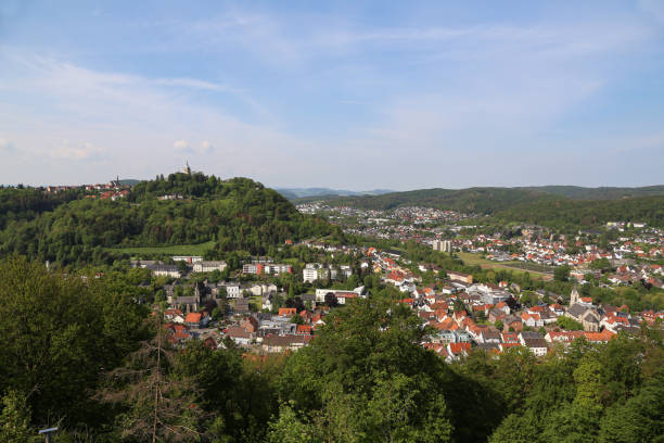 istock View from the Bilstein Tower to Marsberg, Germany. 1162217709