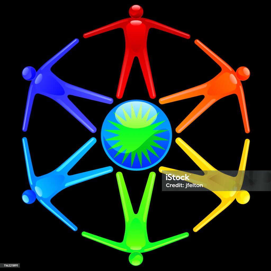 Personas de globo - arte vectorial de Persona gay libre de derechos