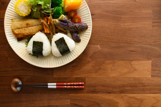 istock Delicious Japanese cuisines on a wooden table. 1162219714