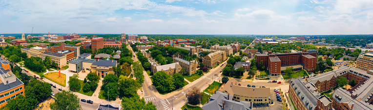University of Michigan Ann Arbor Aerial view