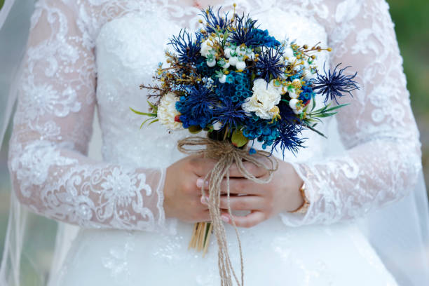 Flower circle on white background