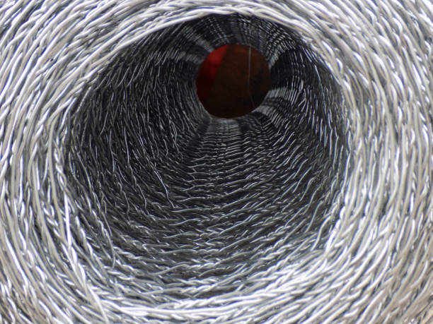 istock Inside of the roll of chicken wire 1162230393