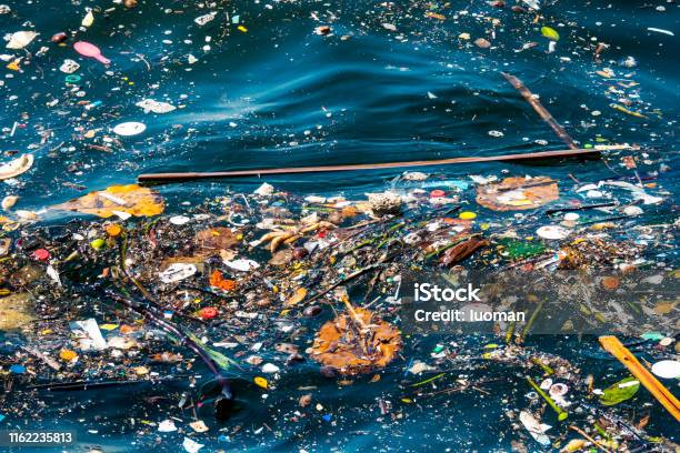 Water Pollution Stock Photo - Download Image Now - Sea, Garbage, Plastic