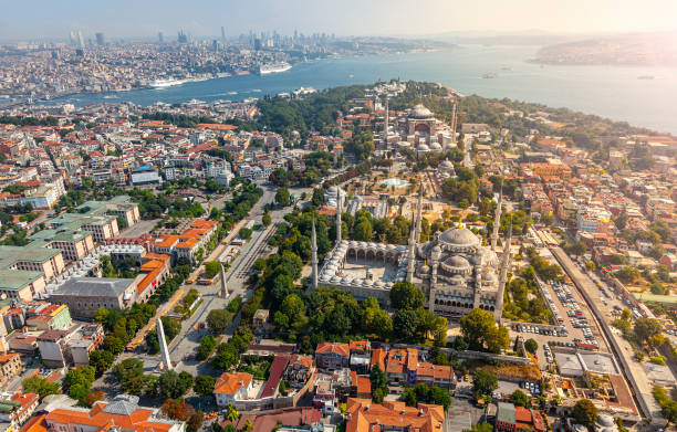 istock Sultan Ahmet District in Istanbul. 1162240395