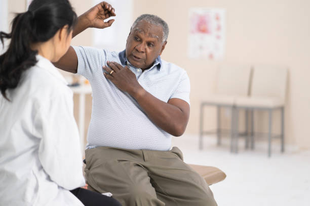 istock Senior man talking to doctor 1162241309