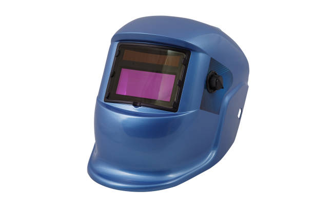 Modern welding mask stock photo