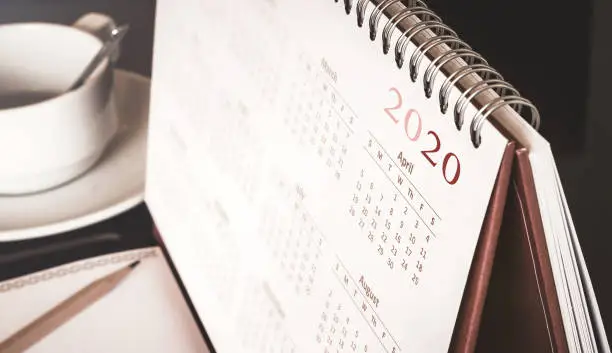 Photo of Desktop calendar 2020