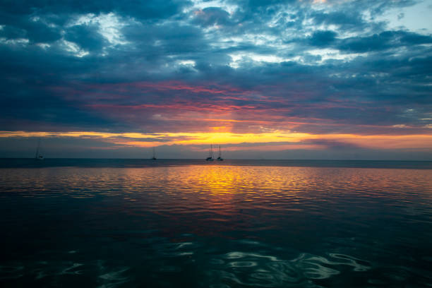 istock Blue Skies Meet Clear Blue Waters 1162247026