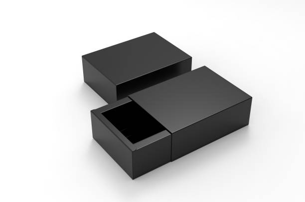 istock Blank sliding drawer box for branding presentation. 3d render illustration. 1162253872