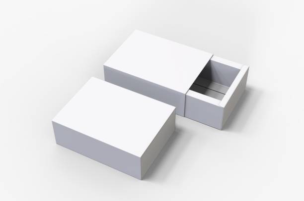 istock Blank sliding drawer box for branding presentation. 3d render illustration. 1162253884