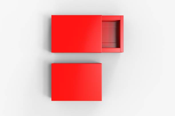 istock Blank sliding drawer box for branding presentation. 3d render illustration. 1162253895