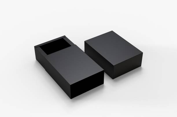 istock Blank sliding drawer box for branding presentation. 3d render illustration. 1162253900