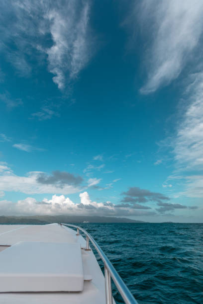 istock Boat deck point of view 1162258926
